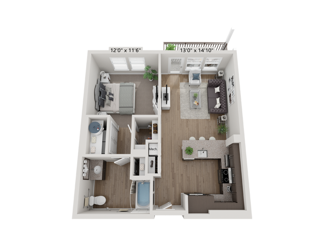 Unit 6205 6205 floor plan